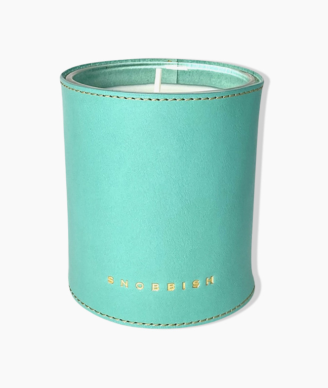 Turquoise Candle